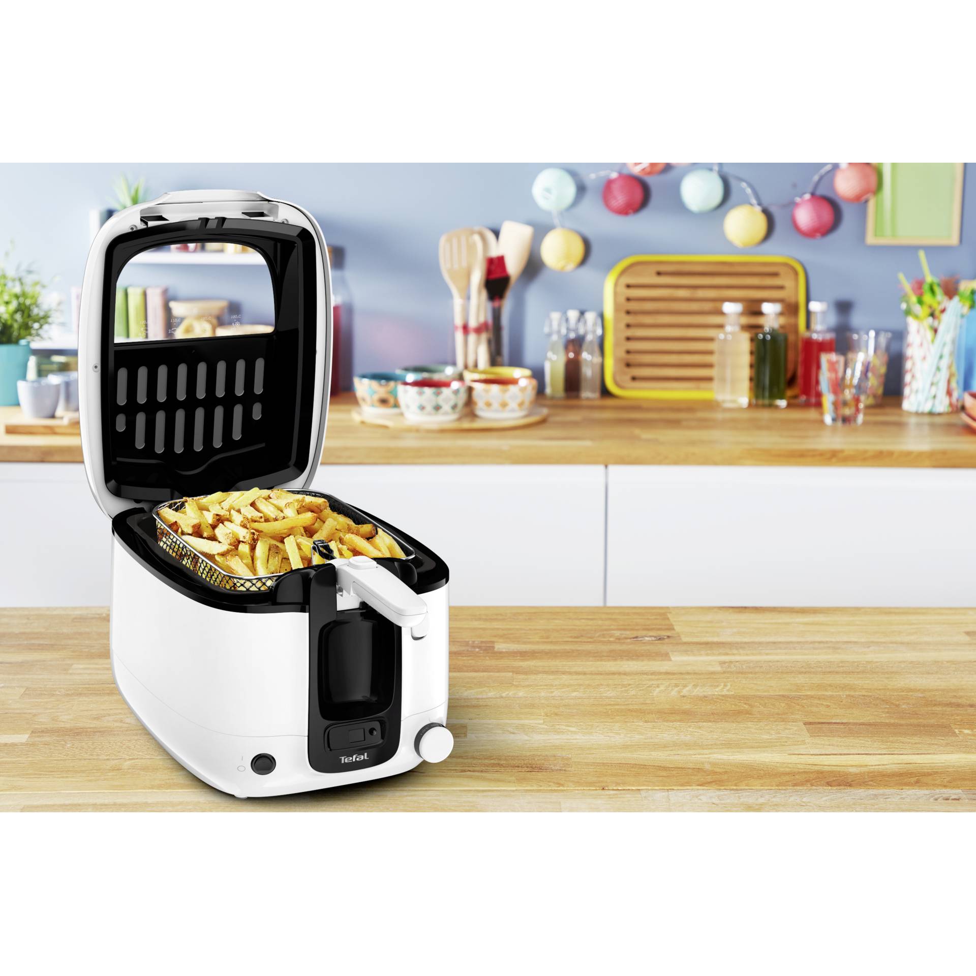 Friteuse, Airfryer, Pommes, Küchengerät, Weiß