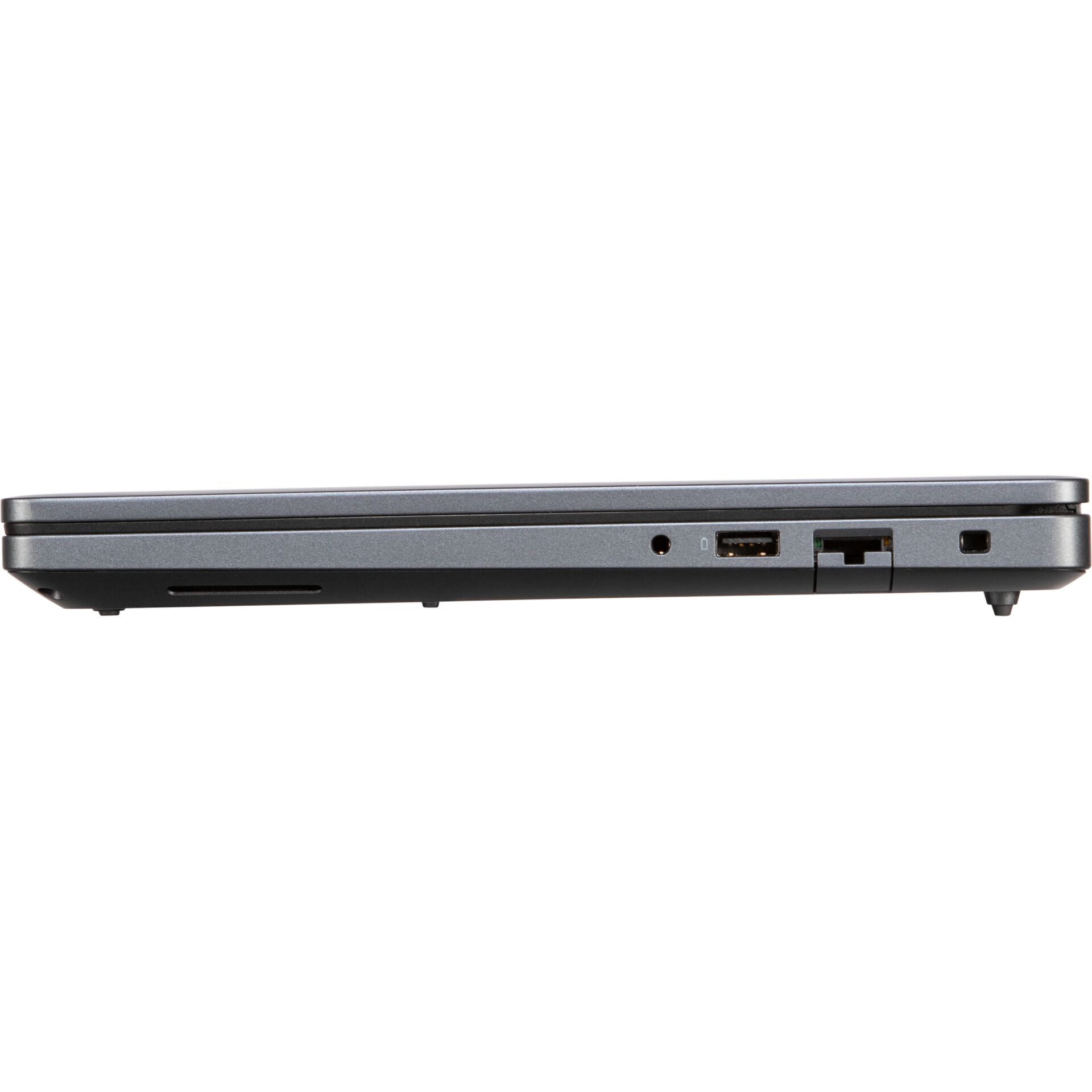 laptop, Dell laptop, grau, USB-C, HDMI, Laptop, USB-Port, Schlitz? (not visible), SD-Slot? (not visible), dünnes Profil