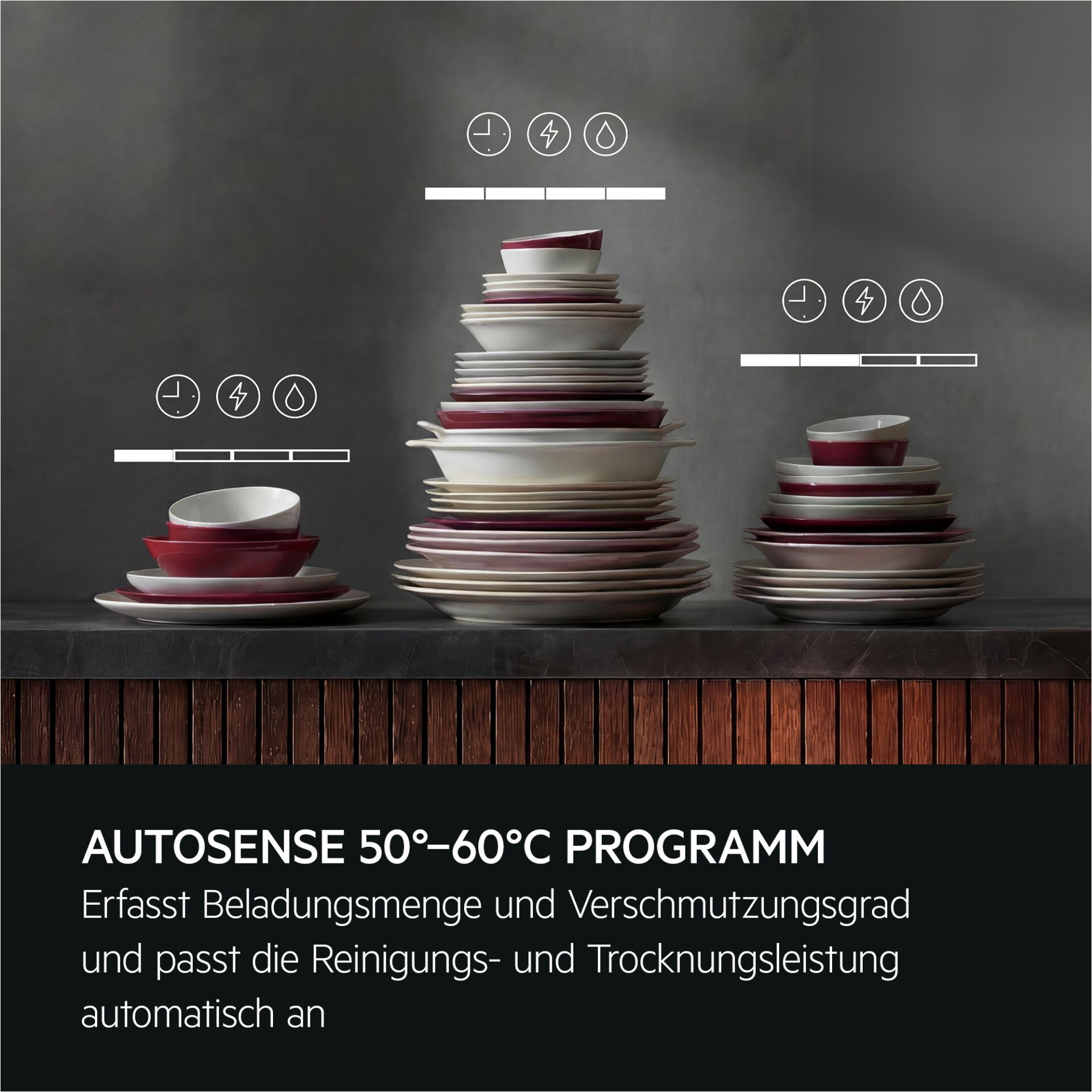 Geschirr, Tellerstapel, Porzellan, Spülmaschinenfest, Hitzebeständig