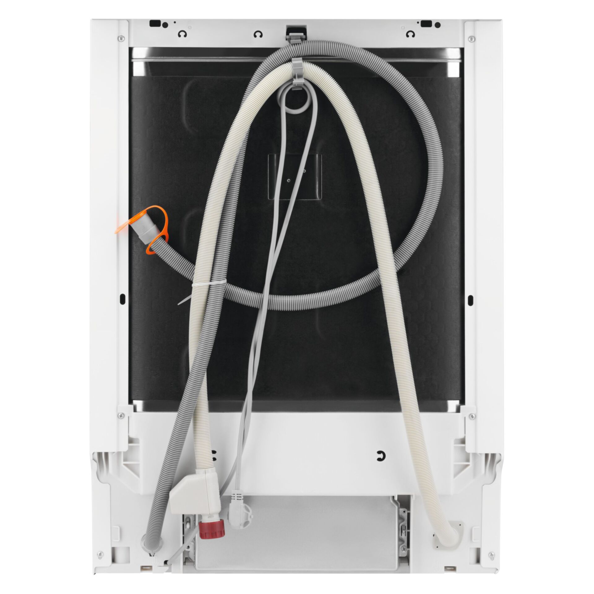 Washer back, Spiral hoses, Dichtung, Elektrische Leitung, Weißes Gerät