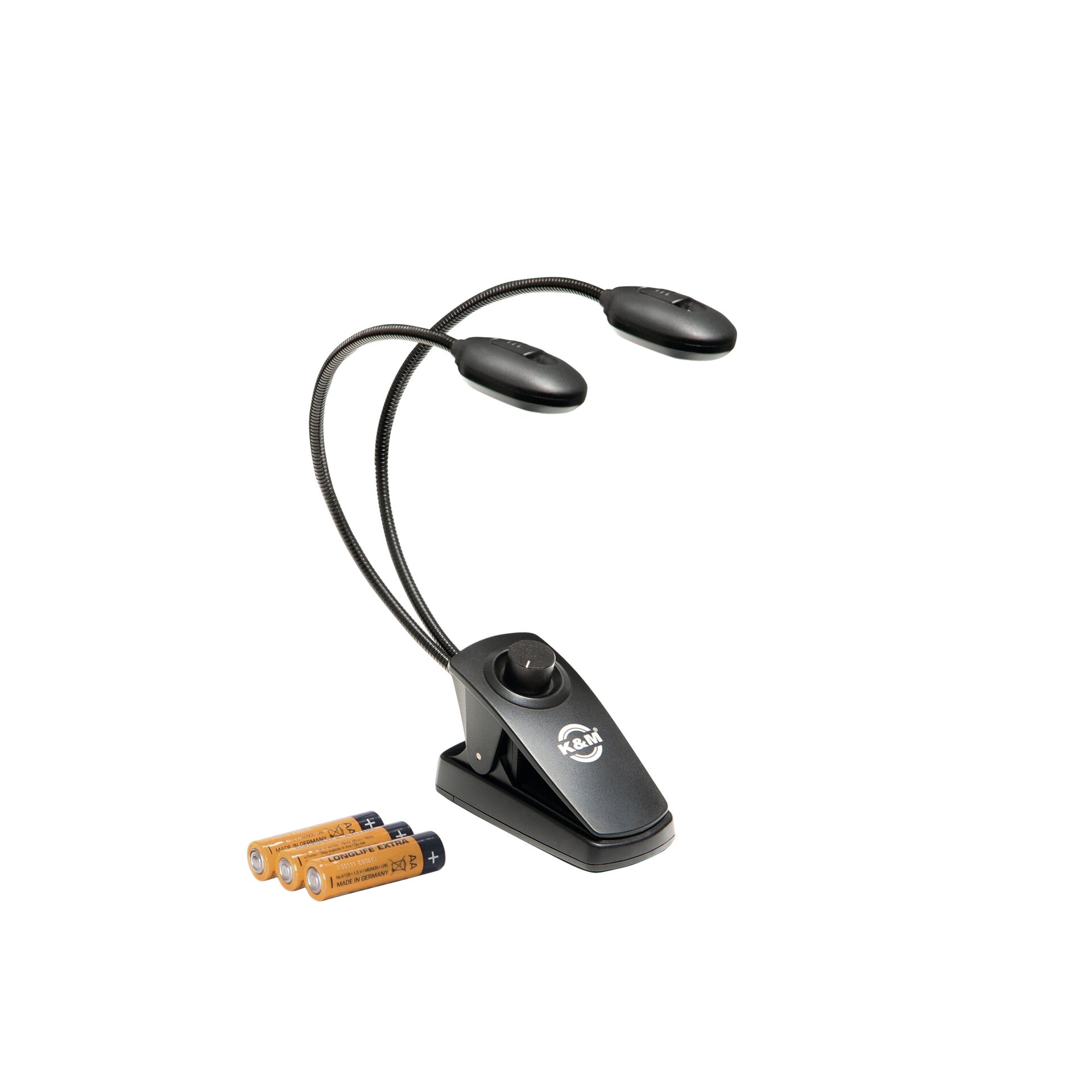 K&M 12271 Notenpultleuchte  Twin Head Pro