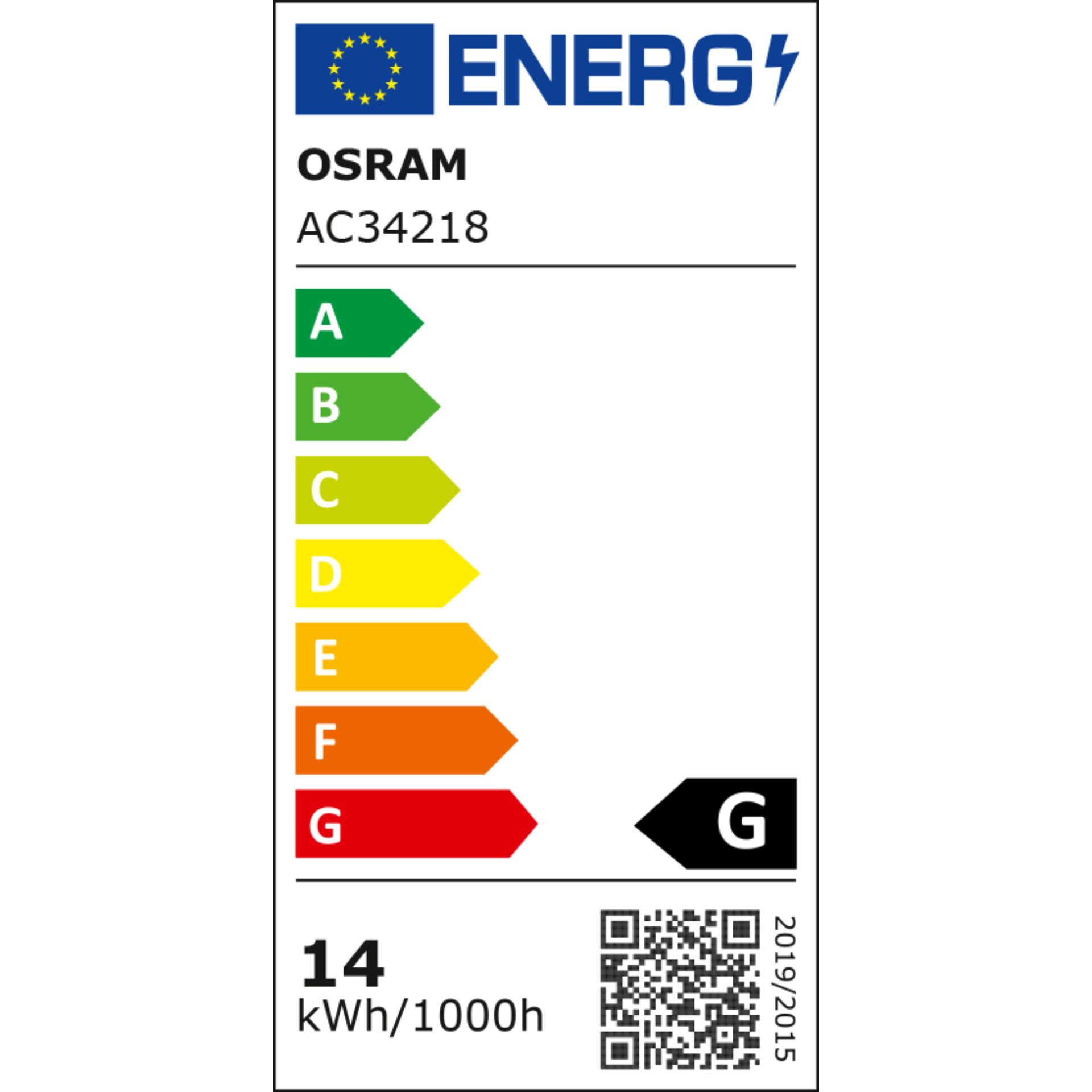 Osram DULUX D/E Energiesparlampe  13W/830 G24Q-1 FS1 – Energieeffizienzklasse G